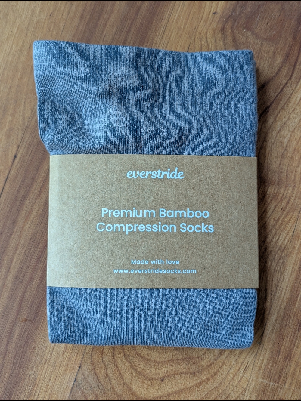 Everstride Premium Bamboo Compression Socks - Gray ✨NWT ✨ Size 2XL 19"-22" Calf